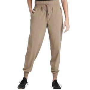 Athleta Camden Jogger Pants Tan Lounge Travel Style 486192 Sz 6
